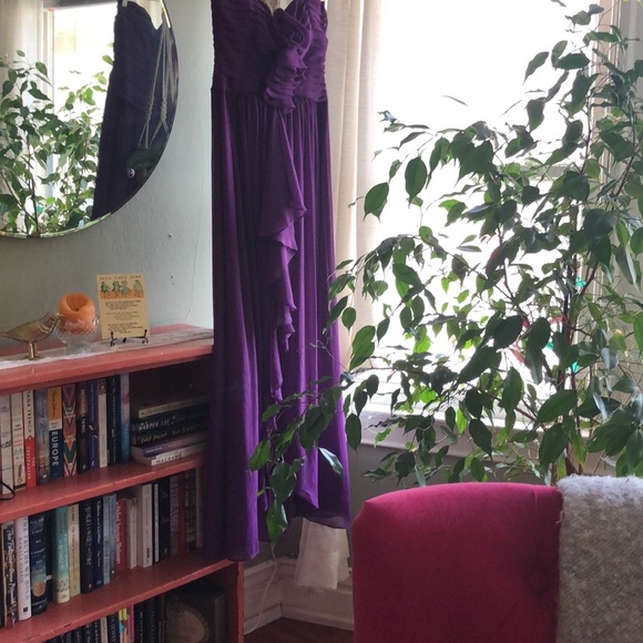 MAX AND CLEO MAXI DRESS MULBERRY - Picture 5 of 12